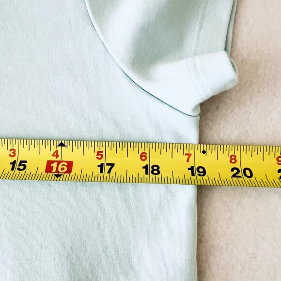 Lands End Girls Light Blue Short Sleeve Polo Shirt Size Medium 10-12 Cotton NWOT - Picture 9 of 10